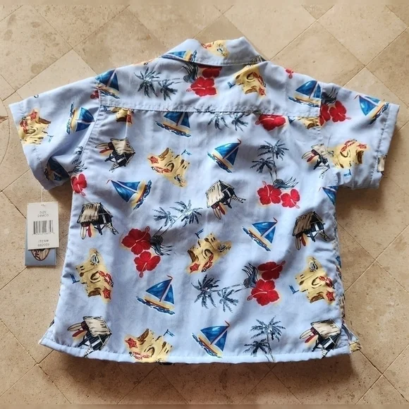 Op Sport Kids Hawaiian Shirt - Picture 4 of 5